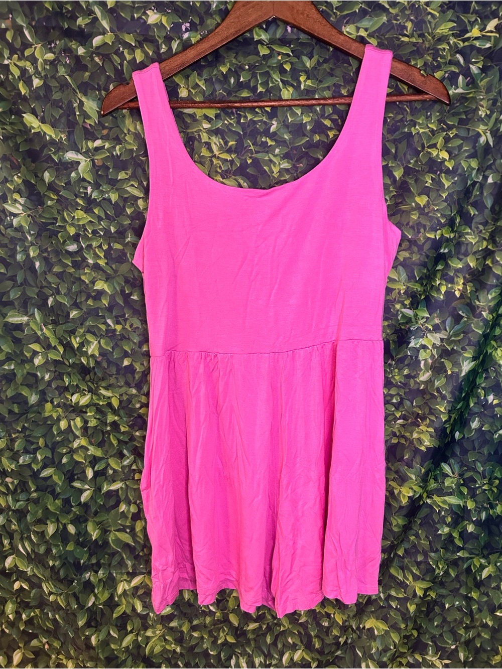 Zenana Outfitters Hot Pink Sleeveless Romper
